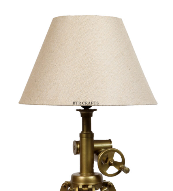 Vintage Tripod Table Lamp, Adjustable Stand, Rustic Vintage Modern Design Standing Lamp For Bedroom, Dining And Living Room - Image 6