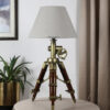 Vintage Tripod Table Lamp, Adjustable Stand, Rustic Vintage Modern Design Standing Lamp For Bedroom, Dining And Living Room - Image 2