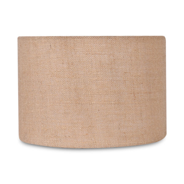 Coffee Brown Ribbed Circle Table Lamp, Side lamp for Bedroom, Dinning, Balcony, Office, Hotels & Home Decoration(NATURAL JUTE) - Image 5