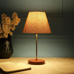 Light Gold Brown Base Conical Lamp Shade Suitable for Table Home Decoration Living, Dining Room Bedside Table Lamp Gift Item(PREMIUM JUTE)