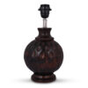 spotted Wood Matki Table Lamp Suitable For Bedroom Office And Living Room, Pack Of 1(Complete Set) - Image 6
