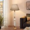 Pack of 2| Rustic Wood Floor Lamp, Standing Light Fixture, Aura Glow Reading Lamp for Home Decor Office,Hotel, Restaurant and Cafes Complete Set - (Premium Jute) - Image 2