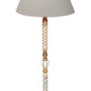 Pack of 2| Rustic Wood Floor Lamp, Standing Light Fixture, Aura Glow Reading Lamp for Home Decor Office,Hotel, Restaurant and Cafes Complete Set - (Premium Jute) - Image 4