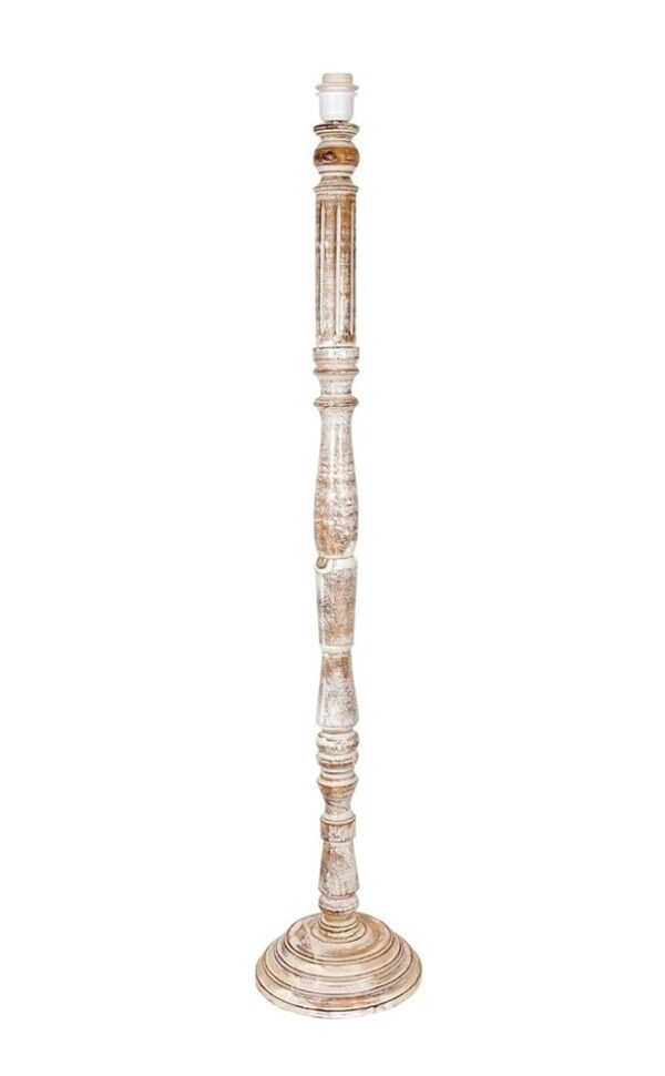 Pack of 2| Rustic Wood Floor Lamp, Standing Light for Home Decor Living Room Bedroom & Dining Room Hotels Restaurant & Cafe and Gifting Items Complete Set- (Natural Jute) - Image 6