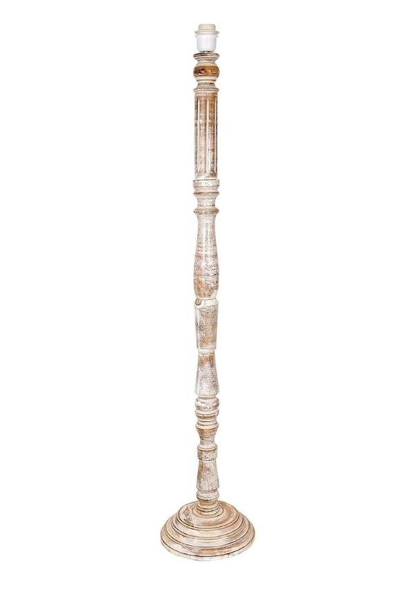 Pack of 2| Rustic Wood Floor Lamp, Standing Light for Home Decor Living Room Bedroom & Dining Room Hotels Restaurant & Cafe and Gifting Items Complete Set- (Premium Jute) - Image 6