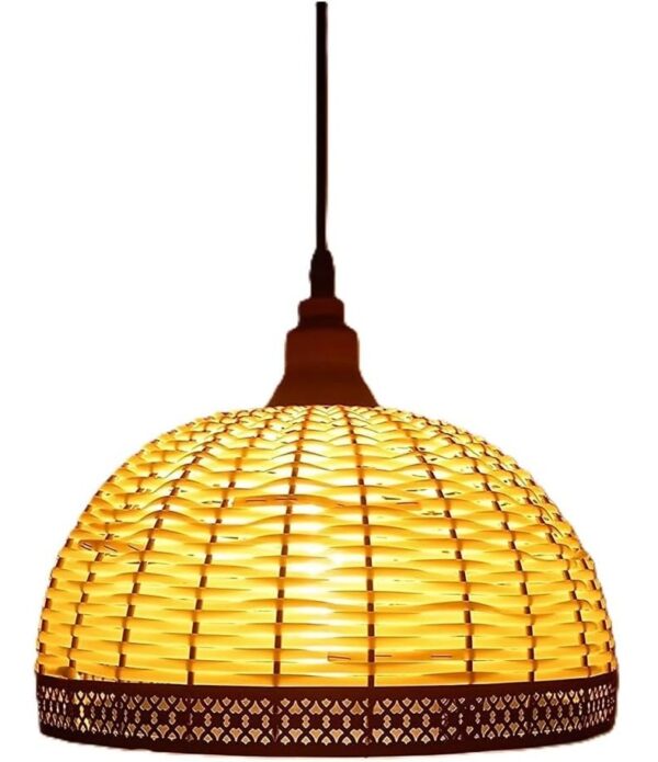 Arcade Shaped Bamboo Ceiling/Hanging Light for Indoor and Outdoor Lighting, Home Décor - Image 3