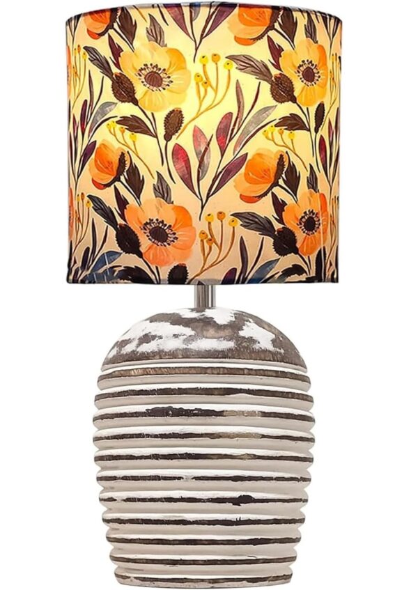 Wooden Table Lamp for Home Decor Bedside Table Lamp Night lamp for Living & Dining Room Gifting Items (Leafy Vine) - Image 4