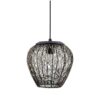 Hanging Lamp, Metal Tumbled Wire Ceiling Light for Home, Office, Hotels, Resorts, Bar, Kitchen Island and Cafe (Black) - Image 3