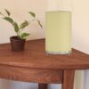 Small Round Table Lamp with Attached Metal Stand for Bedside, Study Table, Home Décor (Cream) - Image 4