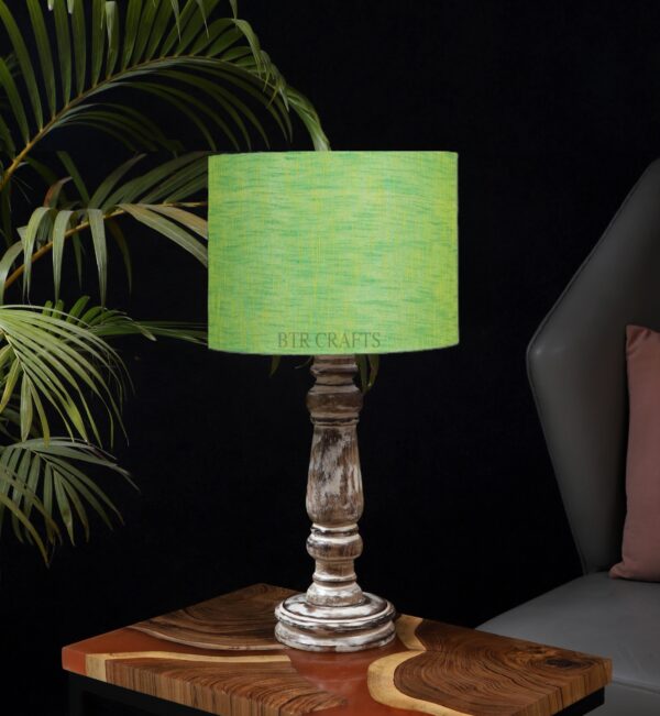 Retro Wooden Table Lamp Suitable For Bedroom Office And Living Room, Pack Of 1(Complete Set) - Image 2