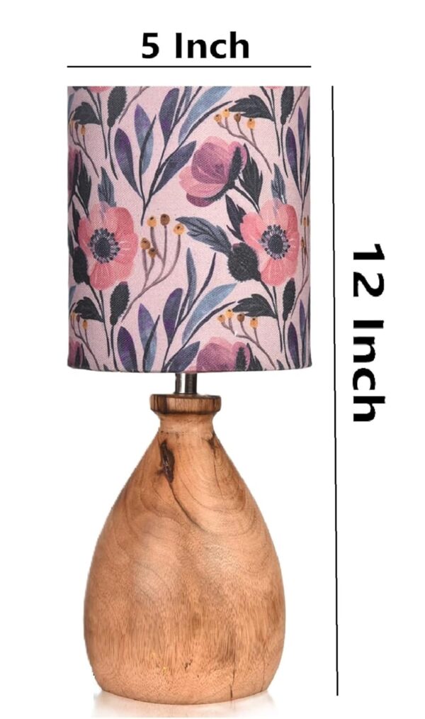 Wooden Table Lamp for Home Decor Bedside Table Lamp Night lamp for Living & Dining Room Gifting Items (Leafy Vine) - Image 4