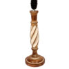 Twister Wooden Table Lamp, Side Table lamp for Bedroom, Night Table lamp Complete Set-(Flex) - Image 5