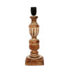 Rustic Wooden Table Lamp Suitable For Bedroom Office And Living Room, Pack Of 1(Complete Set) - Image 5