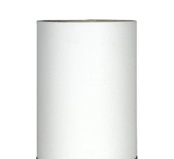 Small Round Table Lamp with Attached Metal Stand for Bedside, Study Table, Home Décor (Pure White) - Image 5