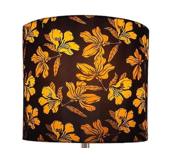 Wooden Table Lamp for Home Decor Bedside Table Lamp Night lamp for Living & Dining Room Gifting Items (Golden Floral) - Image 7