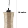 Chalice Shaped Bamboo Pendant/Hanging Light for Home, Hotels, Restaurants & Cafe - Image 6
