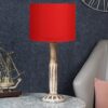 Vintage Wooden Table Lamp Suitable For Bedroom Office And Living Room, Pack Of 1(Complete Set) - Image 2