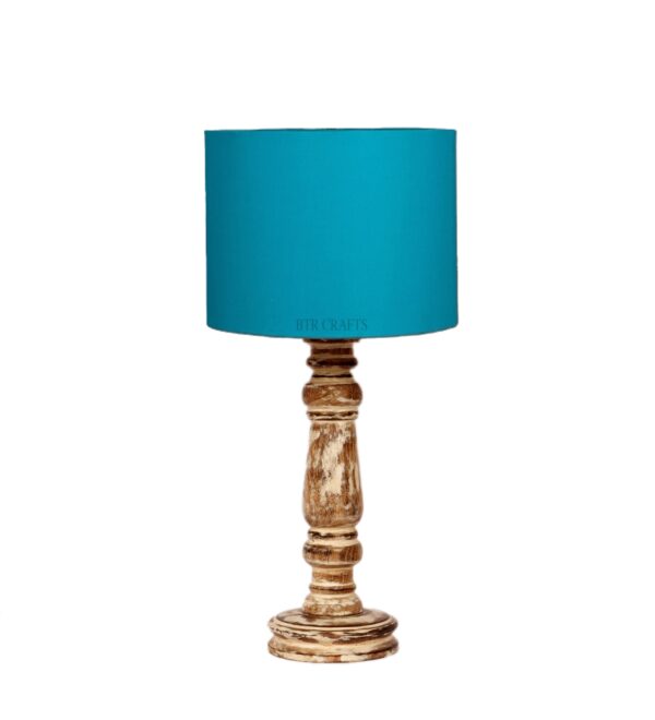 Retro Wooden Table Lamp Suitable For Bedroom Office And Living Room, Pack Of 1(Complete Set) - Image 5