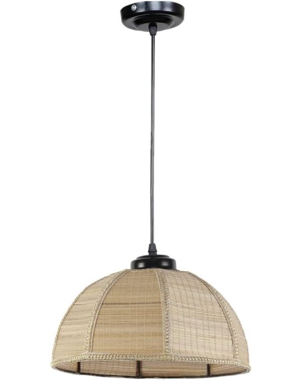 Dome Shaped Bamboo Ceiling/Hanging Light for Indoor and Outdoor Lighting, Home Décor - Image 4