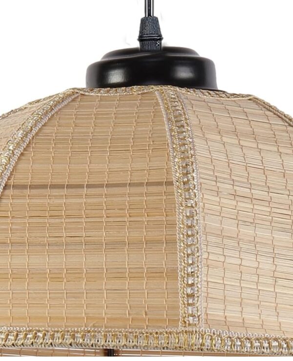 Dome Shaped Bamboo Ceiling/Hanging Light for Indoor and Outdoor Lighting, Home Décor - Image 7