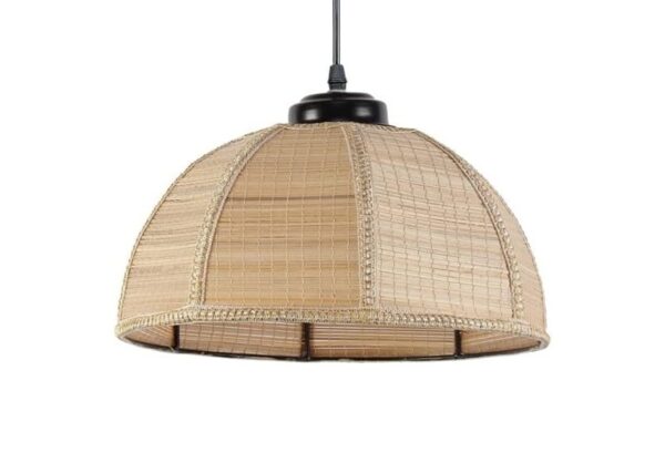 Dome Shaped Bamboo Ceiling/Hanging Light for Indoor and Outdoor Lighting, Home Décor - Image 6