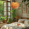 Handmade Wooden Hanging Lamp Perfect for Home Decor, Outdoor Or Indoor Decoration, Natural Wood Lighting (Pine-Cone 2) - Image 3