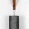 Cylinder Wall Light with Wooden Suppoter, Hanging Wall, Bedside & Study Table, Wall Lamp(Onxy Black) - Image 3