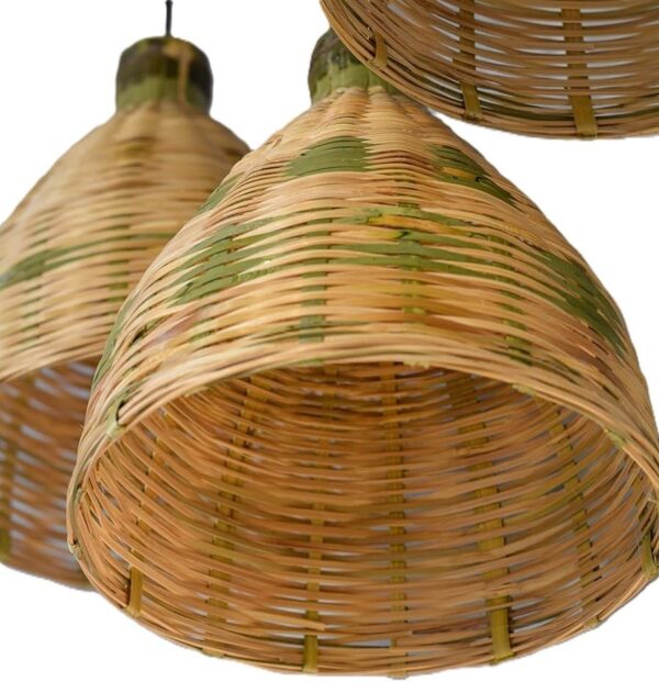 Cupola Hanging/Pendant Light, Bamboo Shade, Bulb Included(Set of 1) - Image 7