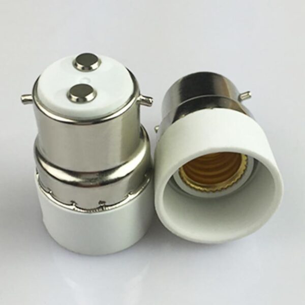 B22 to E14 Light Bulb Adapter | Bayonet to Small Edison Screw Converter Socket (Pack of 100) - Image 3