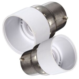 B22 to E14 Light Bulb Adapter | Bayonet to Small Edison Screw Converter Socket (Pack of 50)