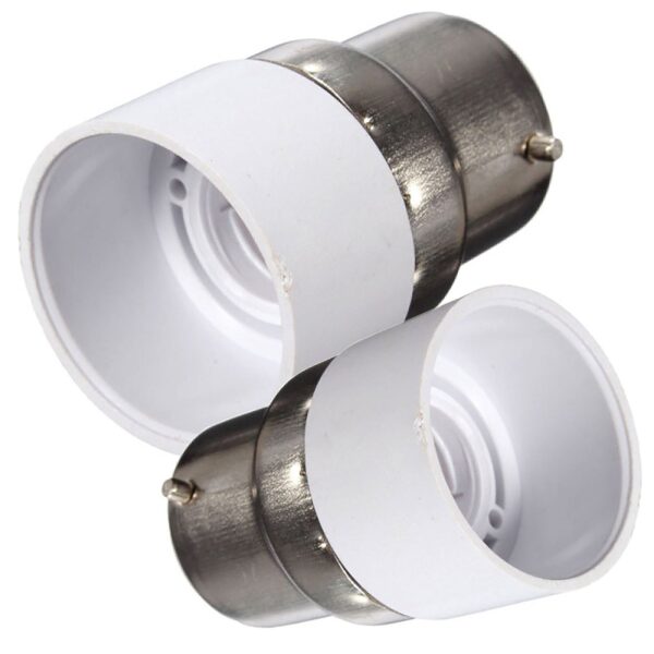 B22 to E14 Light Bulb Adapter | Bayonet to Small Edison Screw Converter Socket (Pack of 100)