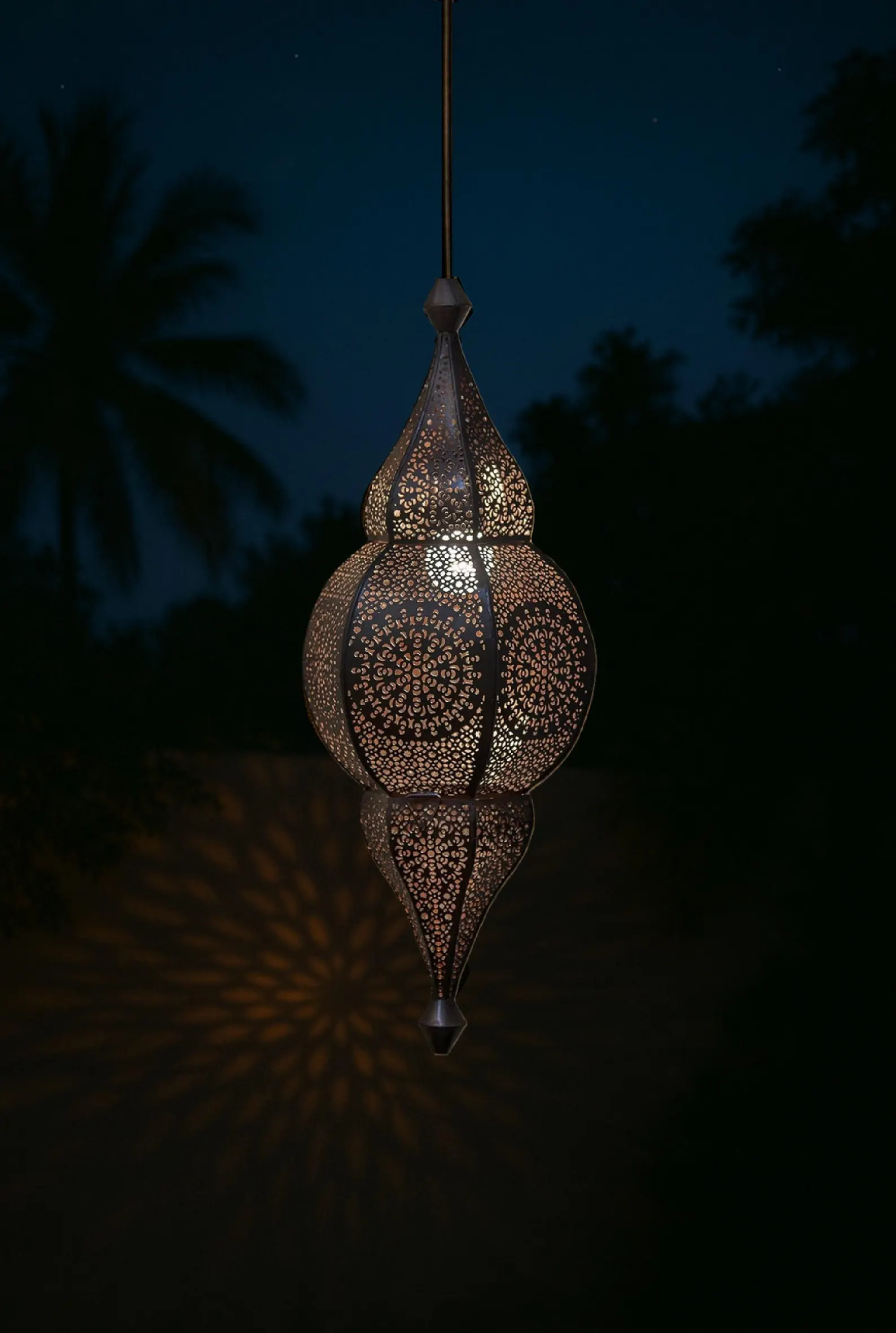 Turkish Moroccan Crescent Mosaic Pendant Lamp – Vintage Arabian Hanging Lantern – Handmade Oriental Home Lantern & Gift, Vintage Antique