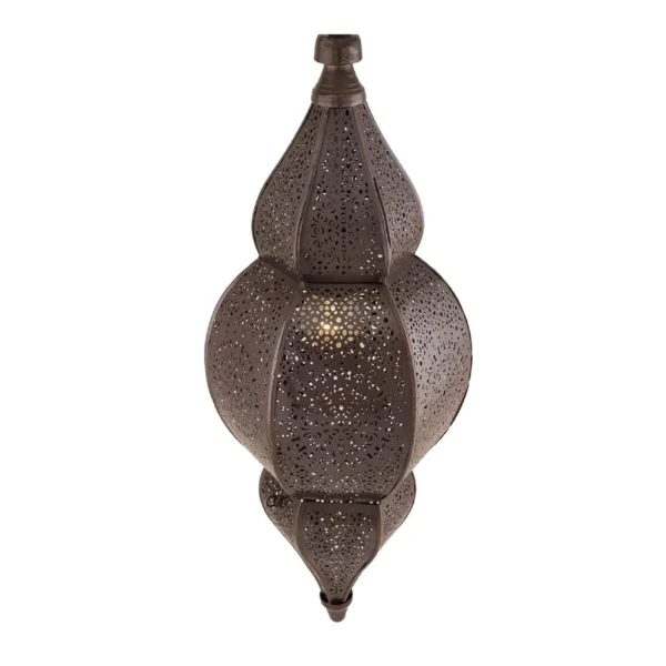 Turkish Moroccan Crescent Mosaic Pendant Lamp – Vintage Arabian Hanging Lantern – Handmade Oriental Home Lantern & Gift, Vintage Antique - Image 7
