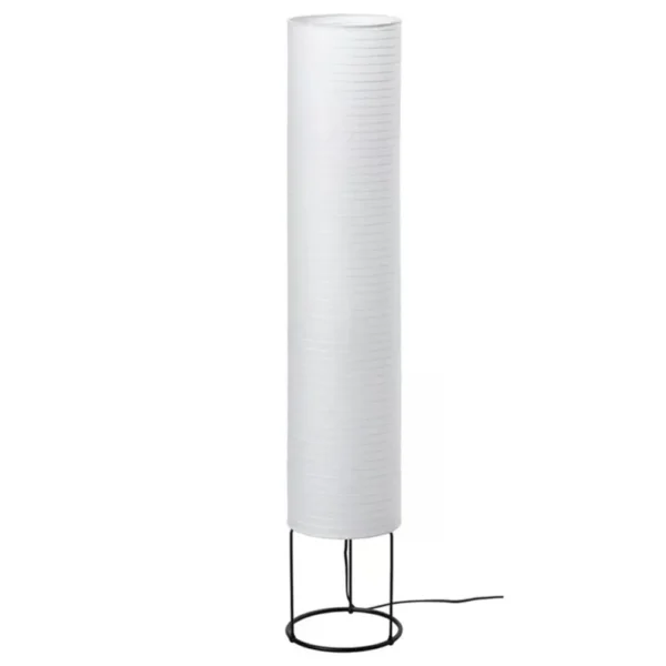 BTR CRAFTS Tall Minimalist Rice Paper Floor Lamp – Japanese Style Corner Light with Soft Ambient Glow for Modern Living Rooms - Image 3